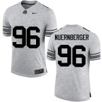 NCAA Ohio State Buckeyes Men's #96 Sean Nuernberger Gray Nike Football College Jersey KPP6845HJ